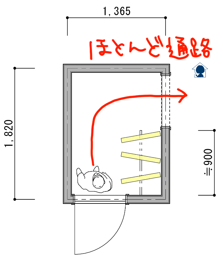 1.5畳のウォークインクローゼットは狭すぎる？間取り例4つで徹底検証